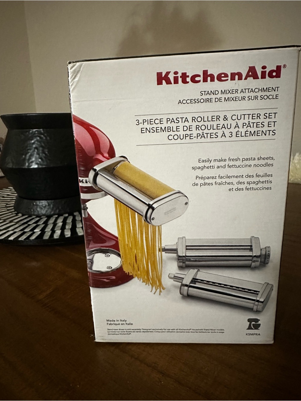 KitchenAid 3-Piece Pasta Roller & Cutter Set KSMPRA – Never Used